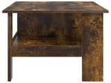 Coffee Table Smoked Oak 90 x 50 x 45 cm Engineered Wood 8000256