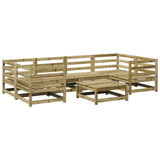 7 Piece Garden Sofa Set Impregnated Wood Pine 3299311