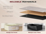 Chest of Ten Fabric Drawers - Natural Wood Finish T3398P377780