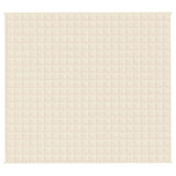 Weighted Blanket Light Cream 200x225 cm 9 kg Fabric 350816