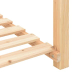Garden Planter Beige 155 x 59 x 76.5 cm Solid fir wood 42006575