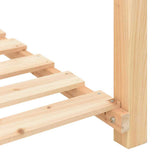 Garden Planter Beige 155 x 59 x 76.5 cm Solid fir wood 42006575