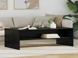 Coffee Table Black Oak 100 x 50 x 40 cm Engineered Wood 8000285