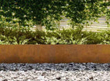 Lawn Edging 50 pcs Rusty 100 x 0.05 x 30 cm Weathering Steel 3335794