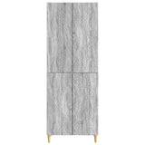 Cabinet Set 2 pcs Grey Sonoma Engineered Wood 3416706