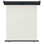 ZNTS Balcony Side Awning 145x250 cm Cream 48425