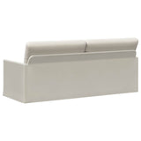 3 Seater Sofa Cream 190 x 81 x 82 cm Velvet 42041128