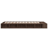Bed Frame without Mattress Brown Oak 75x190 cm Small Single 3280537