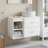 Bathroom Furniture Set 2 pcs White Engineered Wood 3403928