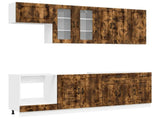 Kitchen Unit KALMAR 8 pcs Smoked Oak Engineered Wood 3438188