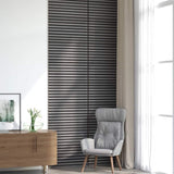Acoustic Wall Panels 8 pcs Slatted 60.5x60 cm Oak Veneer 42002583