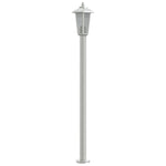 ZNTS Outdoor Floor Lamp Silver 120 cm Stainless Steel 4006383