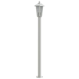 Outdoor Floor Lamp Silver 120 cm Stainless Steel 4006383
