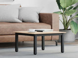 Coffee Table Natural 50 x 50 x 36 cm Solid Pine Wood 892755