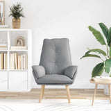 Armchair Light Grey 69 x 74 x 93 cm Fabric 42001850