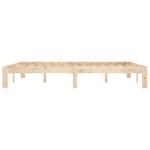 Bed Frame without Mattress Solid Wood Pine 160x200cm 810375