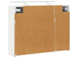 Bathroom Mirror Cabinet White 70 x 14.5 x 70 cm Engineered wood 889095