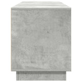 TV Cabinet with LED Lights Concrete Grey 160.5x41x50 cm 3328429