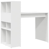 Desk with Shelf White 108 x 55 x 103.5 cm Engineered Wood 869458