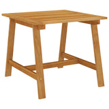 Dining Set Black Solid Acacia wood, Powder-Coated Steel, PE rattan 3068698