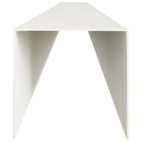 Garden Cover Profile 20 pcs 100 x 5 x 5 cm Steel White 8012995