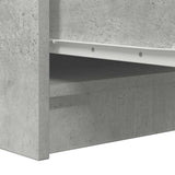 Sideboard Concrete Grey 29,5x34x76 cm Engineered Wood 861637