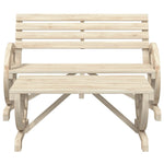 ZNTS 2 Piece Garden Lounge Set Solid Wood Fir 365105