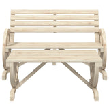 ZNTS 2 Piece Garden Lounge Set Solid Wood Fir 365105