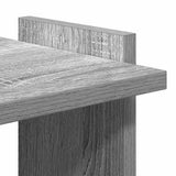 Bookcase 3-Tier Grey Sonoma 60x30x120 cm Engineered Wood 860270