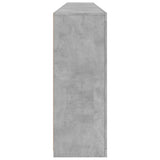 Sideboard with LED Lights Concrete Grey 162x37x100 cm 3209173