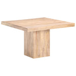 ZNTS Dining Table 120x120x77 cm Solid Mango Wood 288117