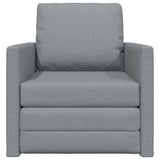 Sofa Bed Light Grey 74 x 77 x 81 cm Fabric 4106621