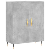 Highboard Concrete Grey 69.5x34x180 cm Engineered Wood 3199541