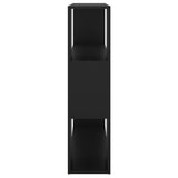 Book Cabinet Room Divider Black Engineered wood 100x24x94 cm 809180