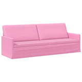 Sofa Set 2 pcs Pink Fabric 3433187