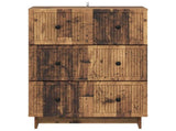 Drawer Cabinet Old Wood 66 x 34.5 x 90 cm Engineered Wood 893923