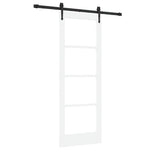 Sliding Door Manual ORKDAL White 73.5 x 198.5 cm Wood and metal 3332436