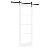 Sliding Door Manual ORKDAL White 73.5 x 198.5 cm Wood and metal 3332436