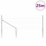 Welded Wire Fence with Spikes 25 x 0.5 m 3353365