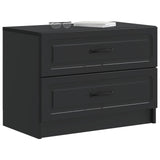 Bedside Cabinet Black 62 x 34.5 x 44.5 cm Engineered Wood 895696