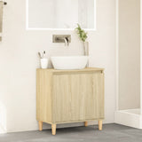 Sink Cabinet Sonoma Oak 58x33x60 cm Engineered Wood 847407