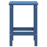 Garden Adirondack Table Aqua Blue 38x38x46 cm HDPE 318644