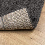 Shaggy Rug PAMPLONA High Pile Modern Anthracite 140x200 cm 375191