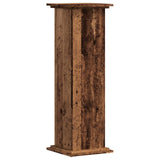 Plant Stand Old Wood 33x33x100 cm Engineered Wood 852985