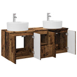 Bathroom Cabinet Set 3 pcs Old Wood 49.5 x 44.5 x 65 cm 3405685