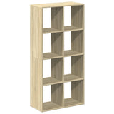 Room Divider Bookcase Sonoma Oak 69.5x29x137.5 cm Engineered Wood 858023