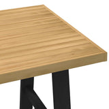 ZNTS Dining Table NOAIN A-Shaped Legs 160x90x75 cm Solid Wood Pine 4100042