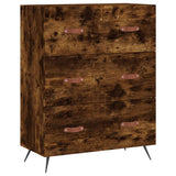 Highboard Smoked Oak 69,5x34x180 cm Engineered Wood 3199726