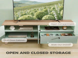 TV Stand Cabinet for Television up to 36 Inch, Modern TV Unit 2 Doors, Entertainment Center T3398P555863