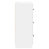 Drawer Cabinet High Gloss White 66 x 34.5 x 87 cm 895759
